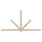 Ekena Millwork Kennewick Smooth Timber Gable Bracket, Douglas Fir, 96"W x 48"H x 3 1/2"D x 3 1/2"F, 12/12 Pitch GBW096X48X0404KEN00SDF - alternate 1